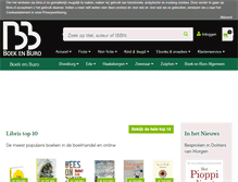 Tablet Screenshot of boek-en-buro.nl